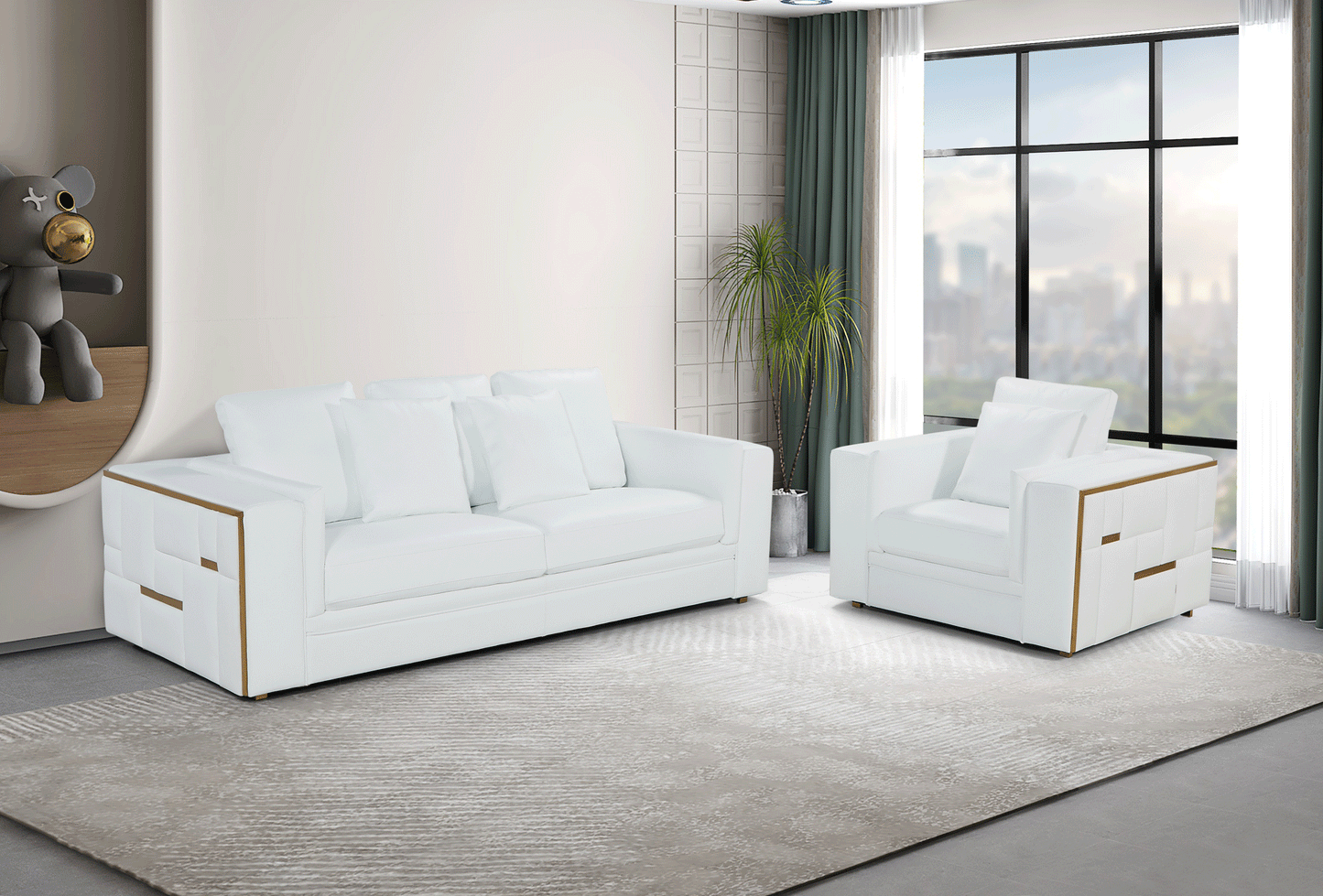 ESF 1005 Snow White Living Room Collection
