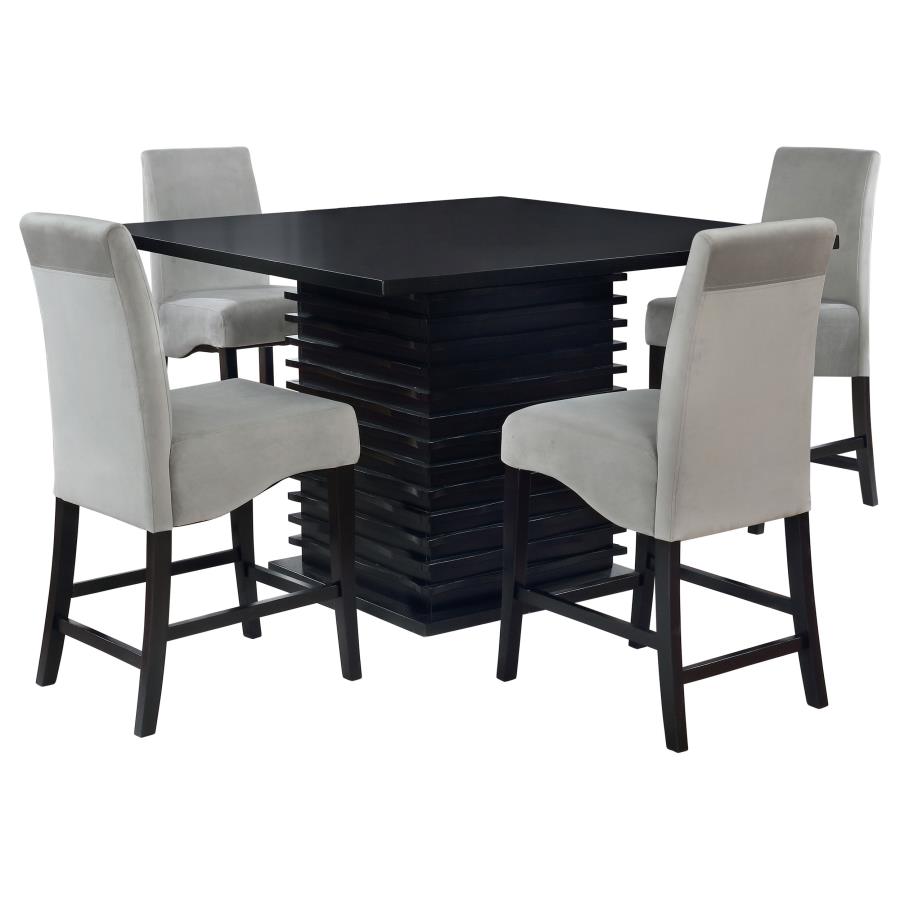 Muebles de comedor Stanton de Coaster - Sillas grises