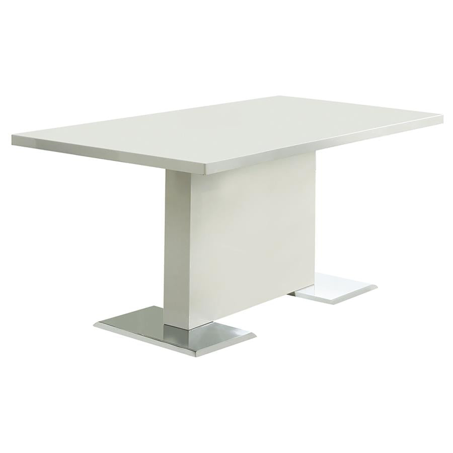 Anges 5-7 Pc Dining Collection - White or Black Chairs