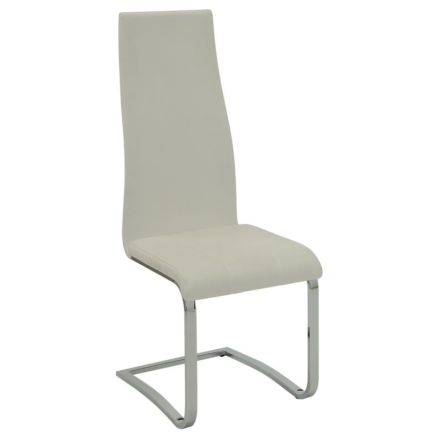 Anges 5-7 Pc Dining Collection - White or Black Chairs