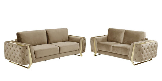 Global United 1051 Beige Sofa Collection