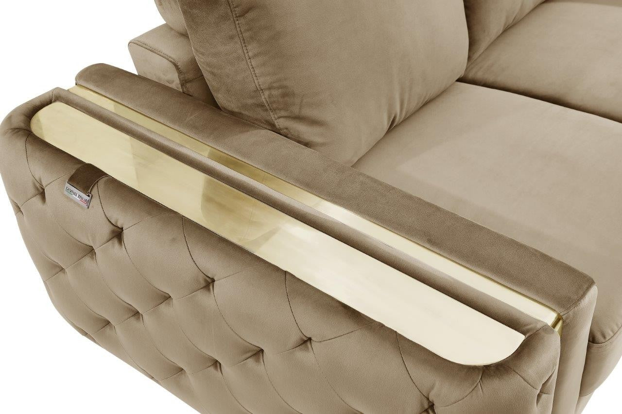 Global United 1051 Beige Sofa Collection