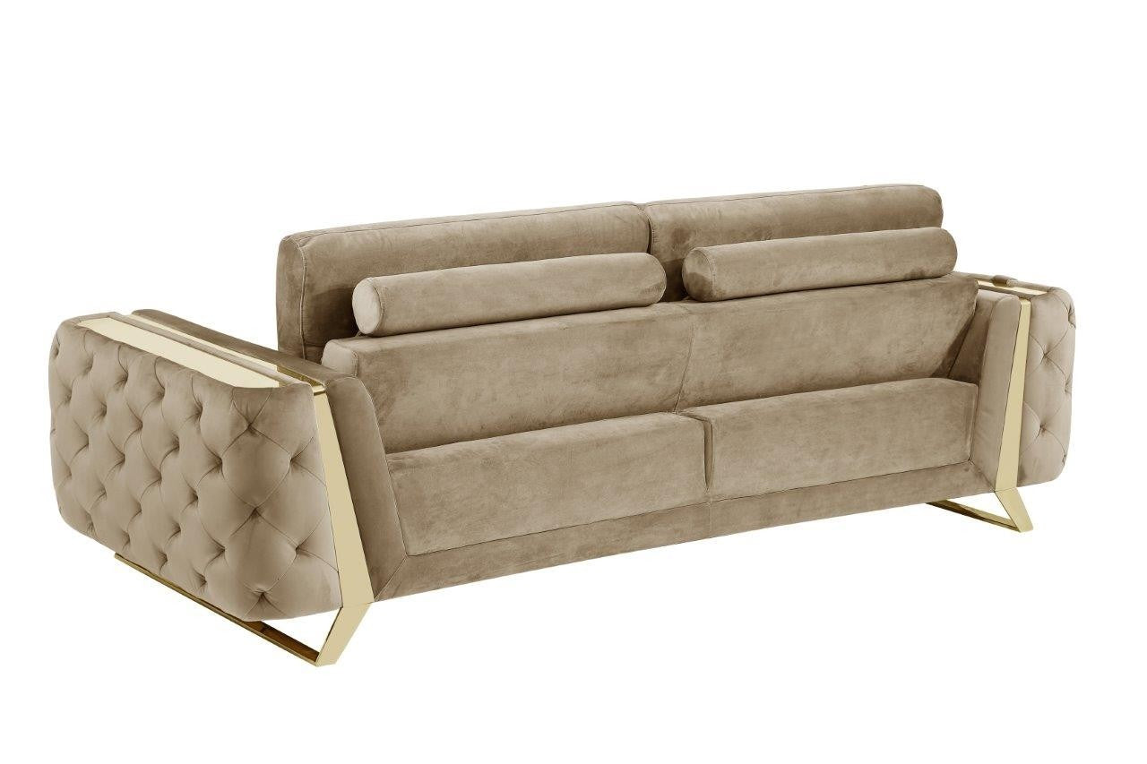 Global United 1051 Beige Sofa Collection