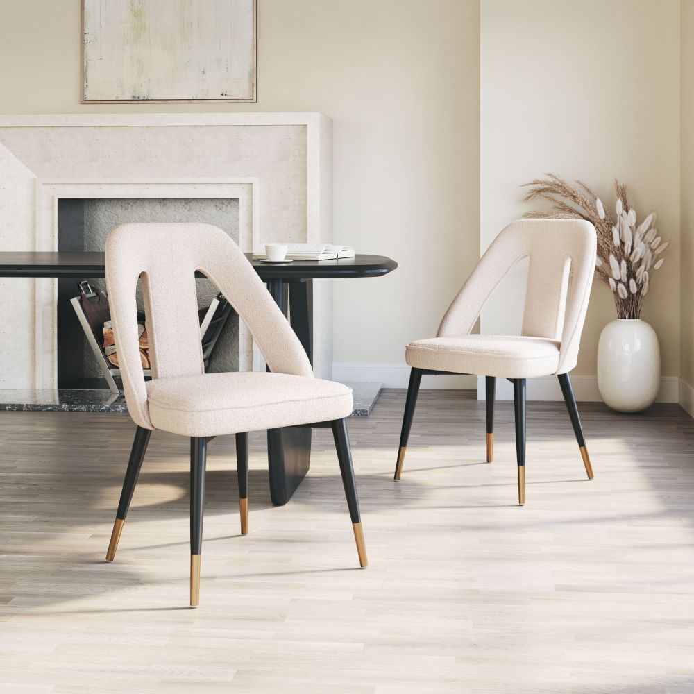 Artus Dining Chair Ivory 110002
