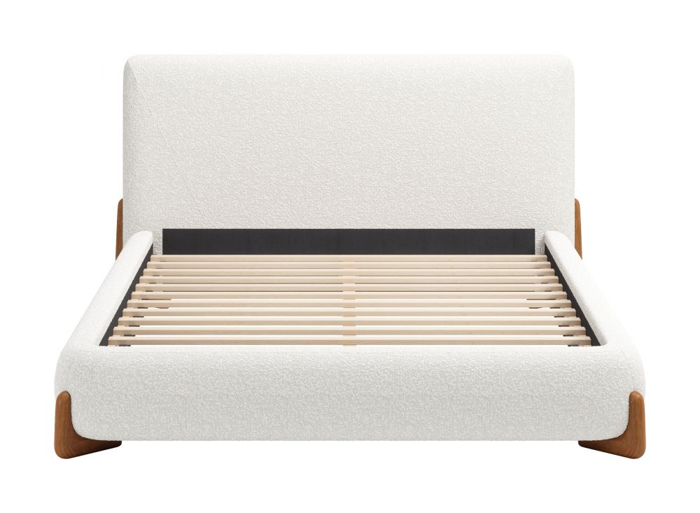 Baris Queen Bed Ivory 110663