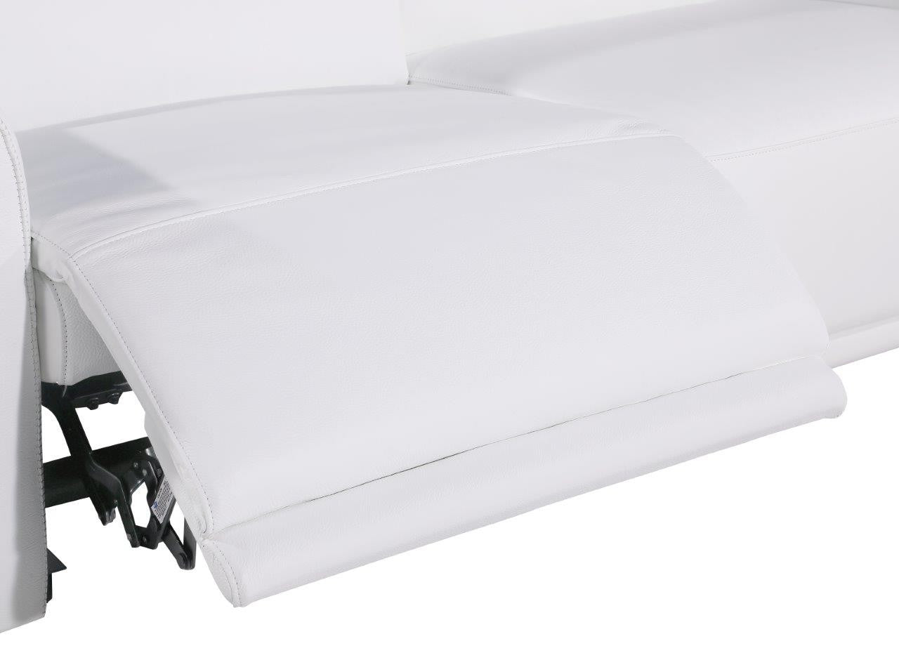 Global 1126 Top Grain Italian Leather Sofa + Love