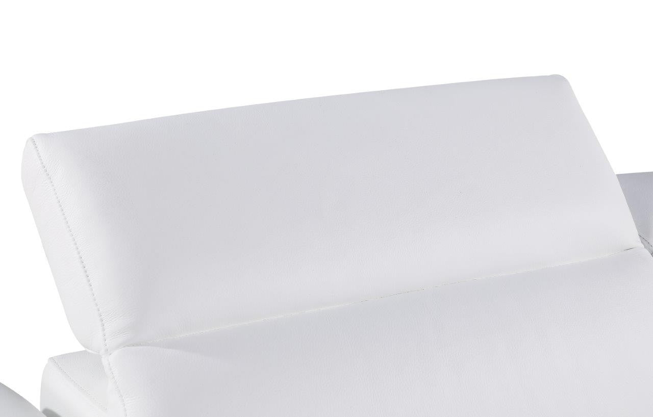 Global 1126 Top Grain Italian Leather Sofa + Love