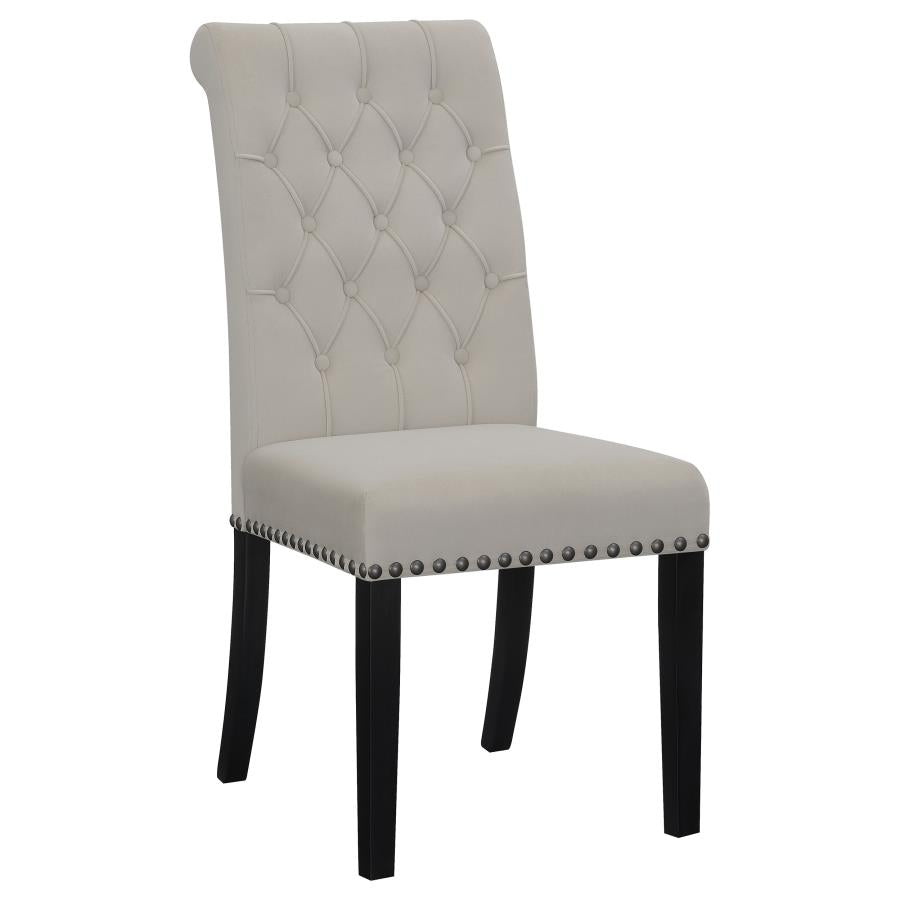 Sherry 7 Pc White Marble Dining Set
