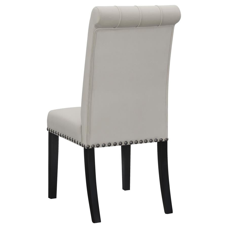 Sherry 7 Pc White Marble Dining Set