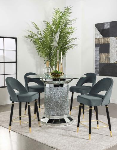 Ellie 5 Pc Glam Dining Collection 115558-S5G