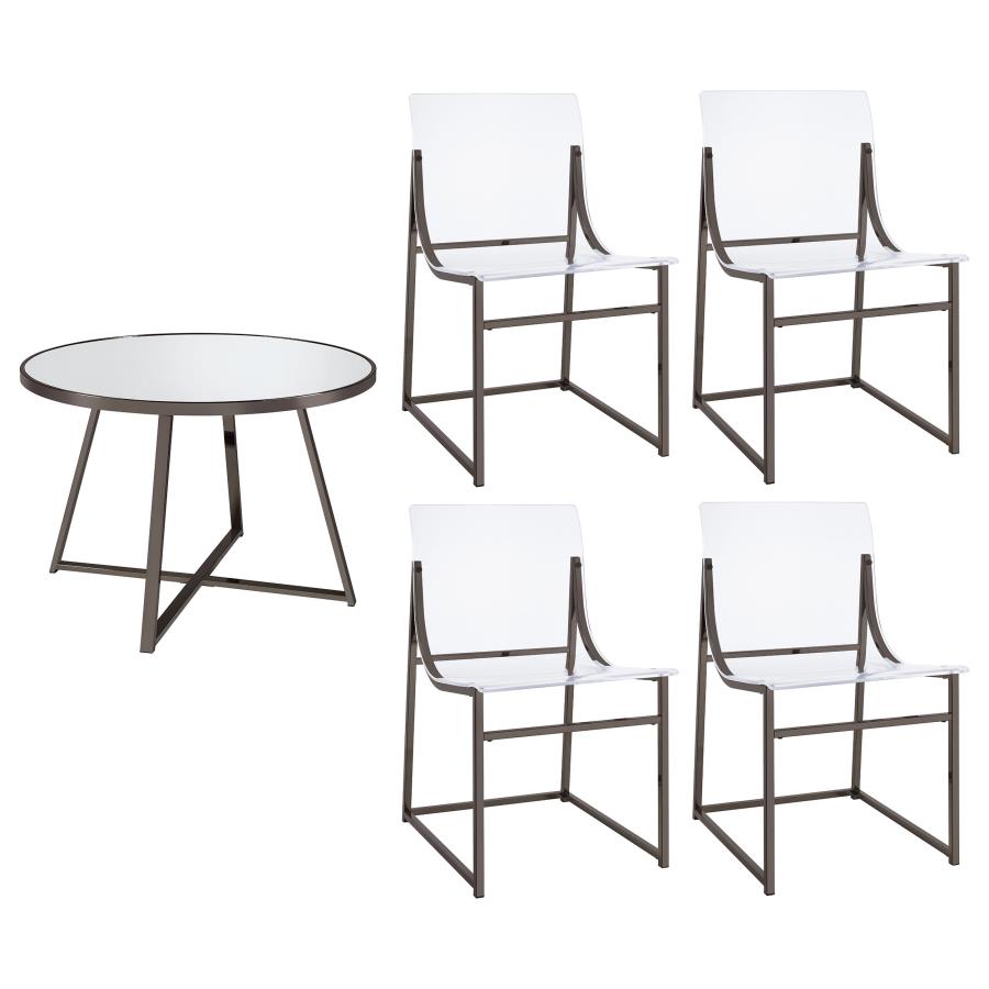 Adino 5 Pc Dining Set - Coaster Furniture 120630