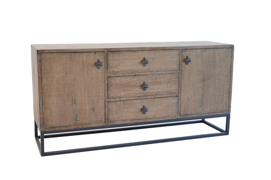 Brewery Cabinet Iron Antique Natural