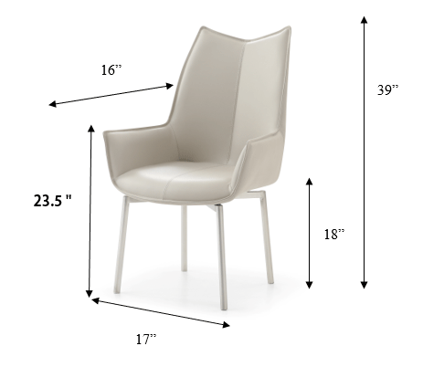 ESF 9437 Expandable White Marble Top Dining Set