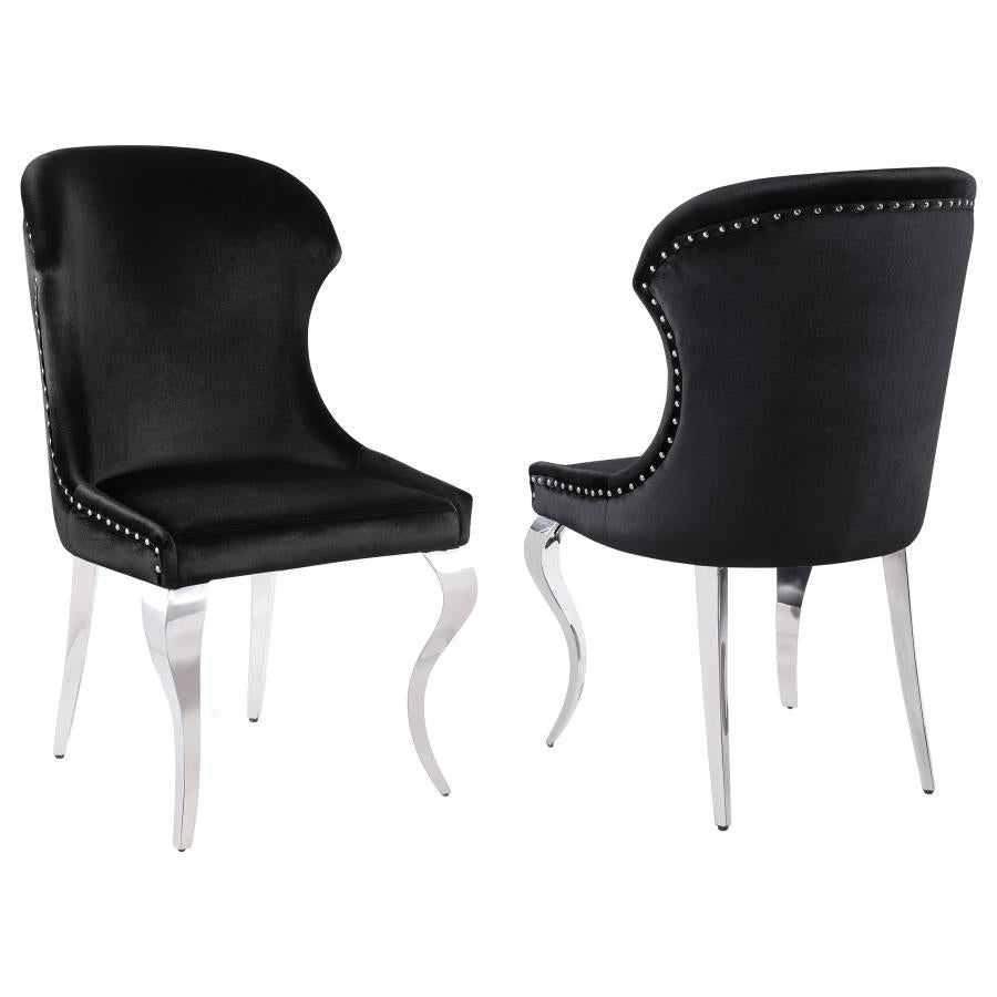 Alaia 5 Pc Glass Top Dining Set - 2 Chairs