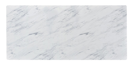 Mayer Faux White Marble Dining Set - Coaster Furniture