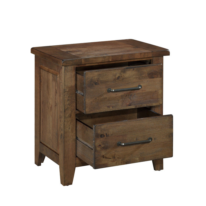 Jerrick 4 Pc Burnished Brown Bedroom by Homelegance