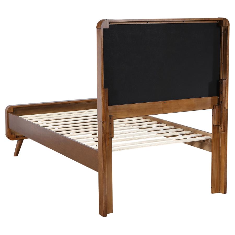 Robyn 4 Pc Twin Bedroom Set Dark Walnut