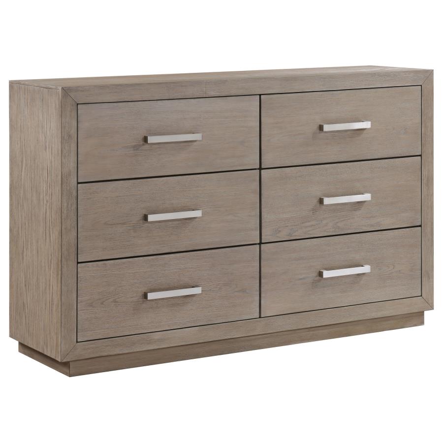Kenora Barley Brown 4 Pc Bedroom Set by Coaster