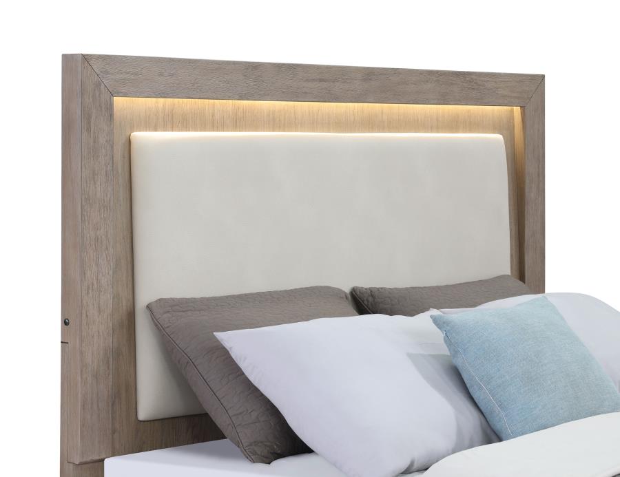 Kenora Barley Brown 4 Pc Bedroom Set by Coaster