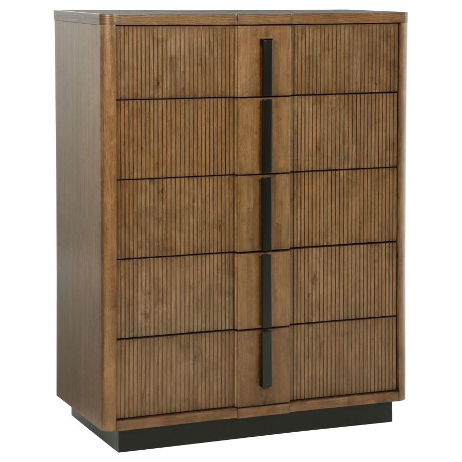 Terrace 224900Q-S5 Ash Brown 5 Pc Bedroom Set