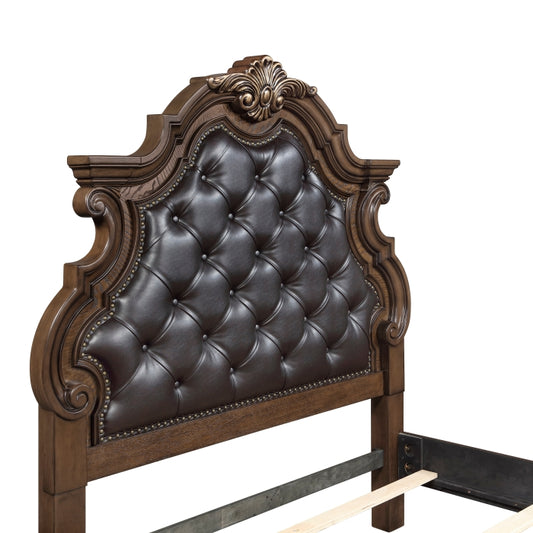 Gilmartin Dark Brown 4 Pc King Bedroom Set