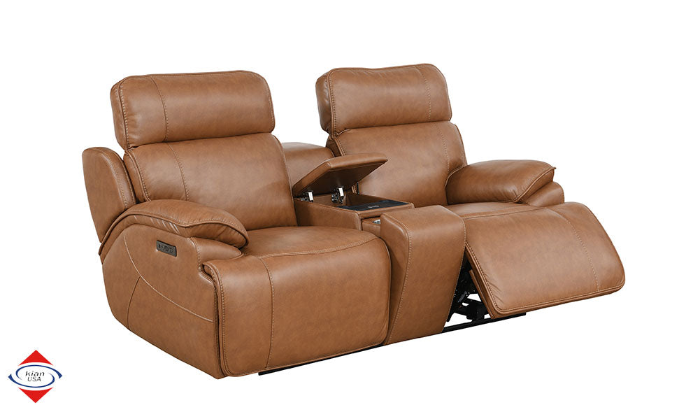 Kian 255 Saddle Power Sofa & Loveseat
