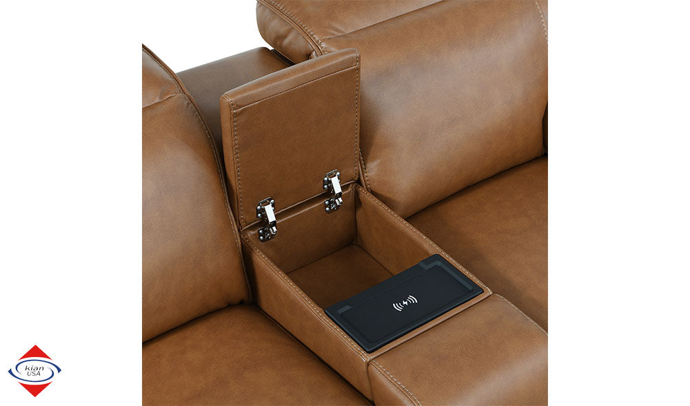 Kian 255 Saddle Power Sofa & Loveseat