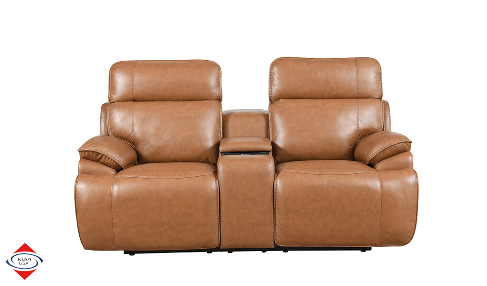 Kian 255 Saddle Power Sofa & Loveseat