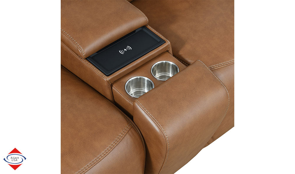 Kian 255 Saddle Power Sofa & Loveseat