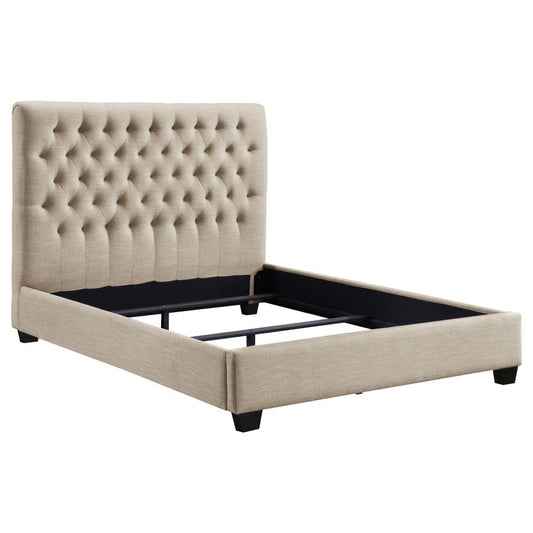 Chloe Oatmeal Eastern King Bed 300007KE