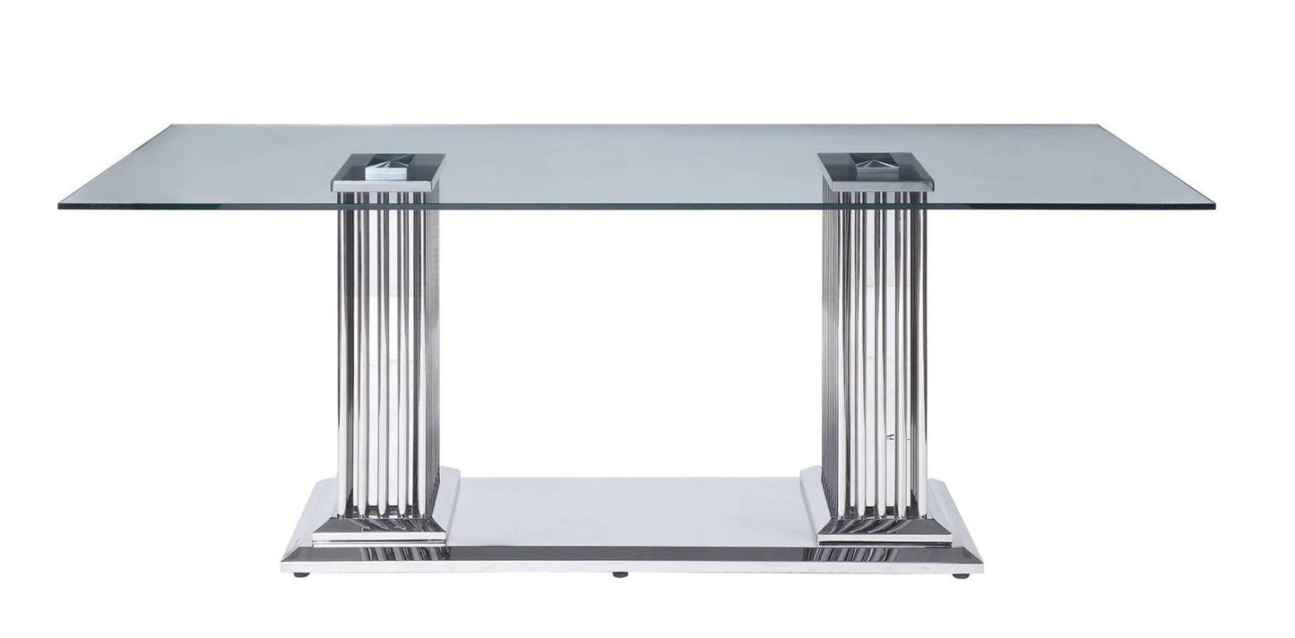 Cyrene 62075 Acme Dining Set - 3 Chair Options