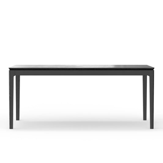 Juego de comedor rectangular Alpine Furniture Cove - Negro vintage