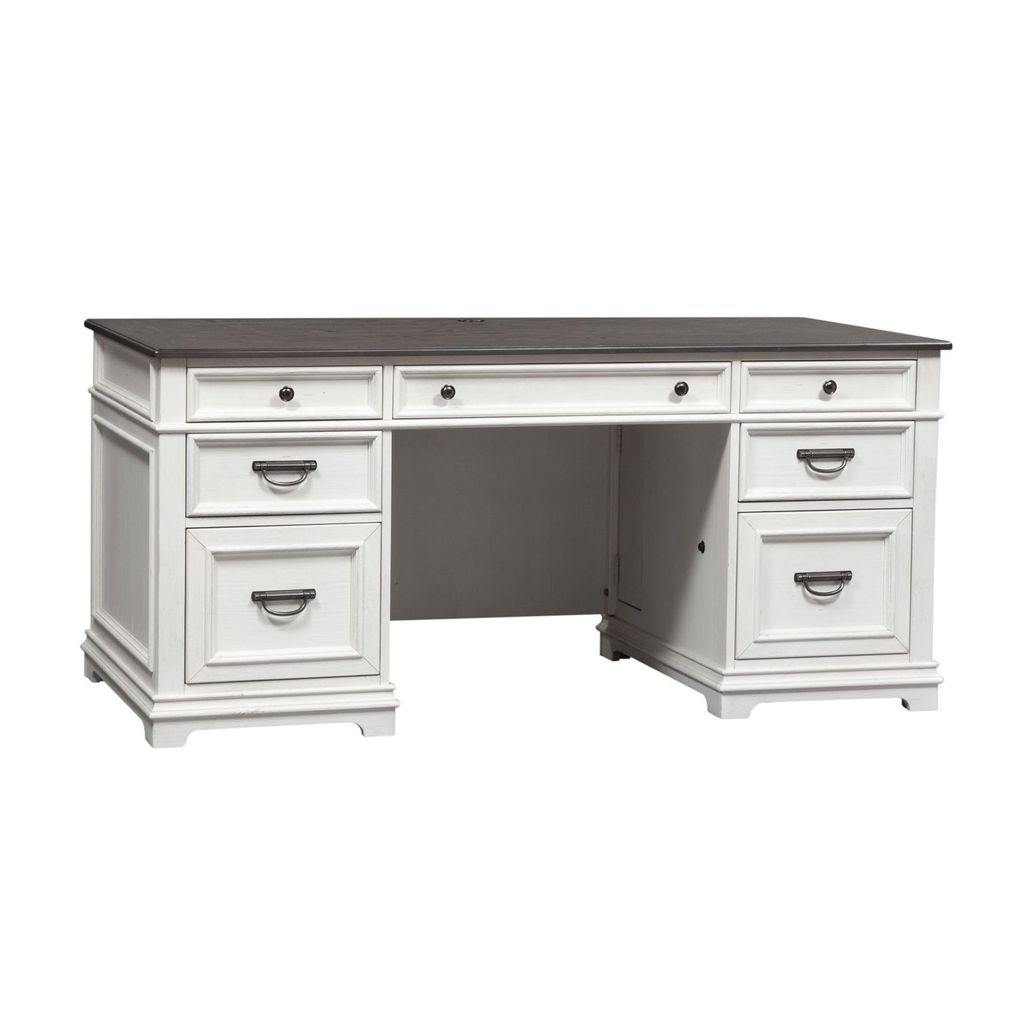 Allyson Park White Executive Desk 417-HO105