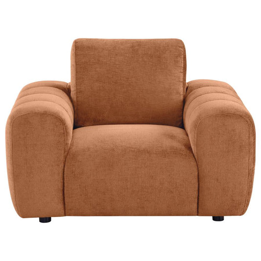 Burnette Burnt Orange Accent Chair 504953
