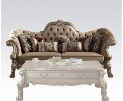 Dresden Sofa Collection 52090 ~ Bone Velvet