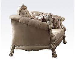 Dresden Sofa Collection ~ Bone Velvet