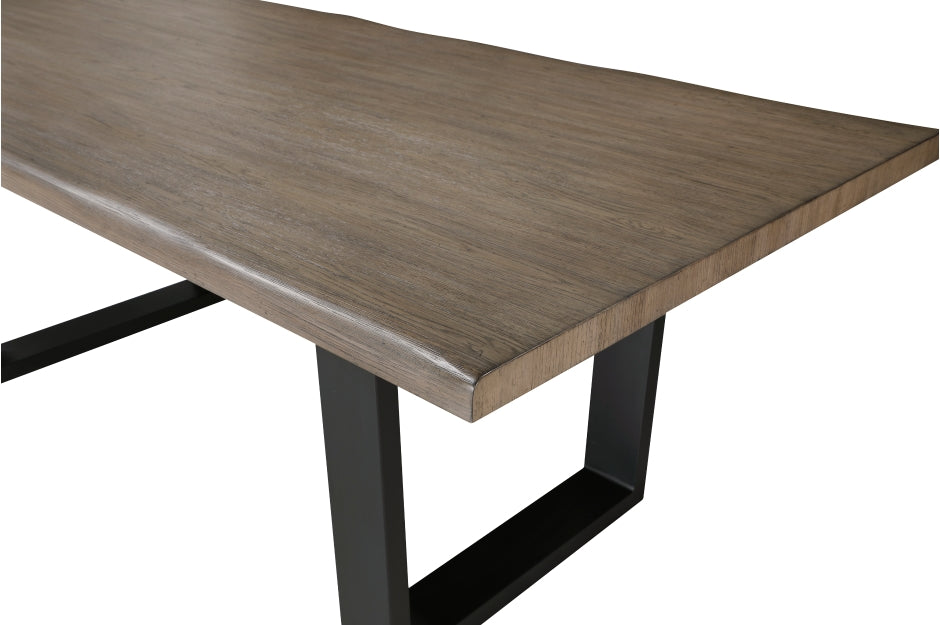 Homeleance Rochelle 7 Pc Oak Finish Dining Set