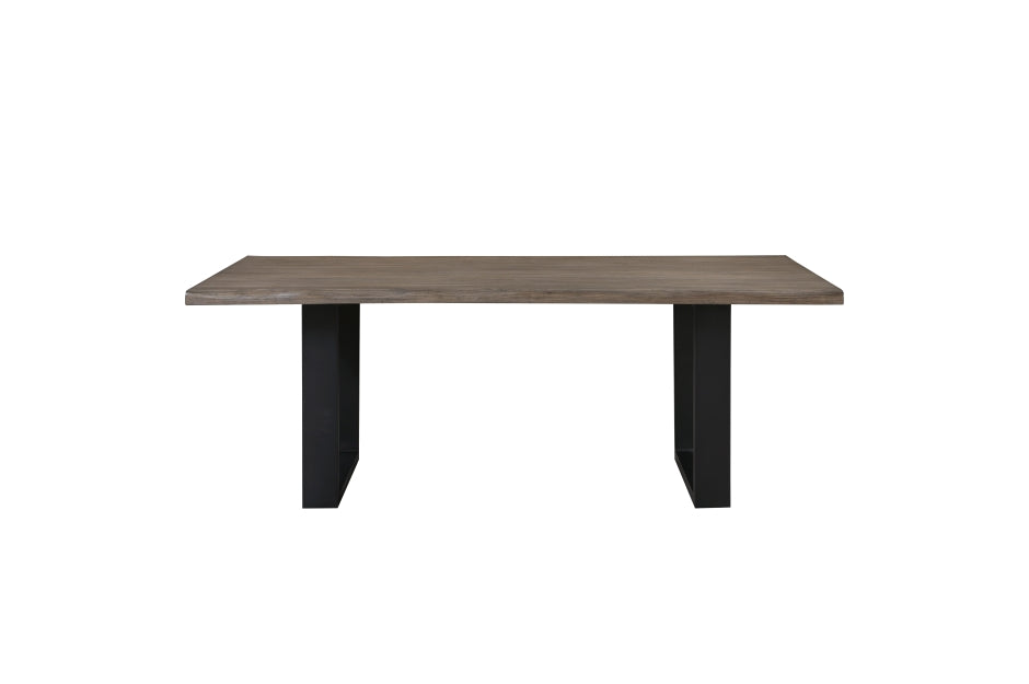 Homeleance Rochelle 7 Pc Oak Finish Dining Set