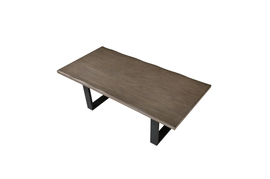 Homeleance Rochelle 7 Pc Oak Finish Dining Set