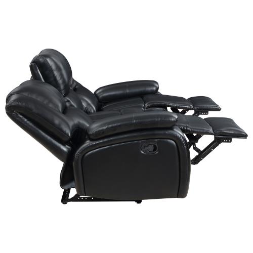 Camila Motion Living Room Set - Black or Red