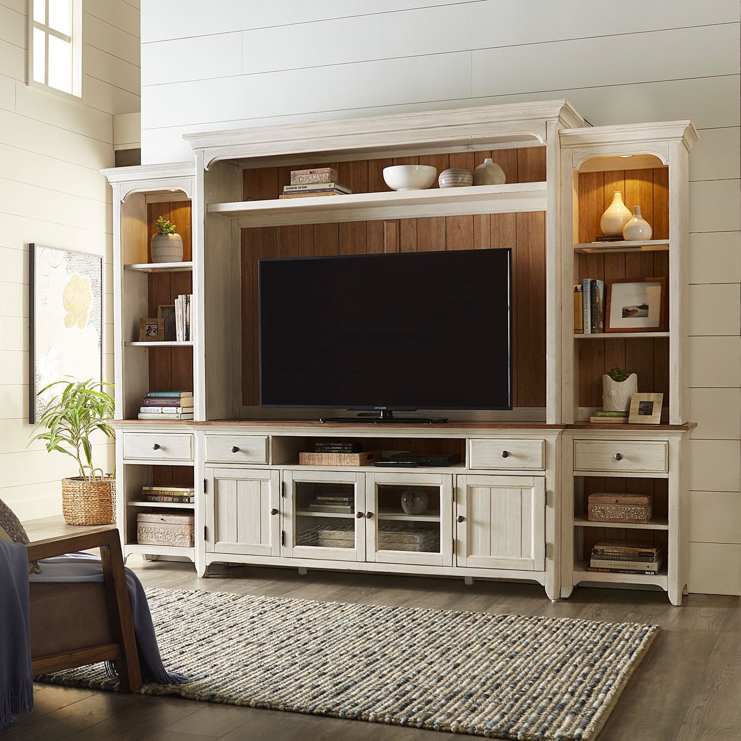 Farmhouse Reimagined Entertainment Center 652-ENT-ECP