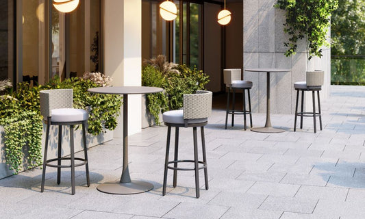 Soleil 3 Pc Outdoor Bar Set 704036