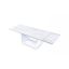 Modrest Baldwin White Ceramic Extendable Dining Table