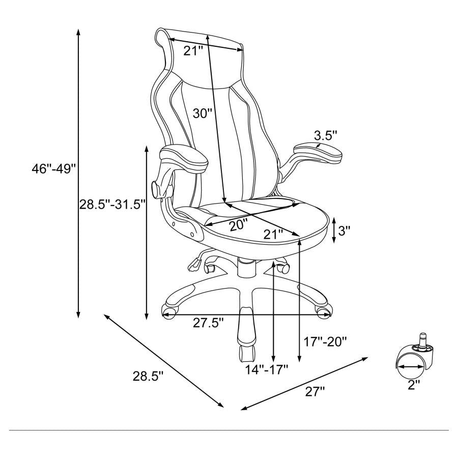 Dustin 800048 Office Chair - Contemporary