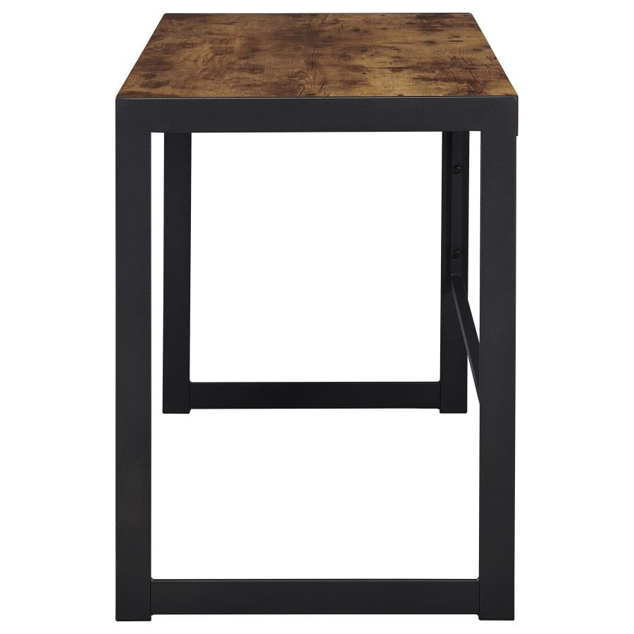 Estrella Writing Desk Antique Nutmeg & Gunmetal