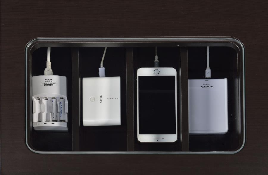 Halston Computer Desk - Charging Station