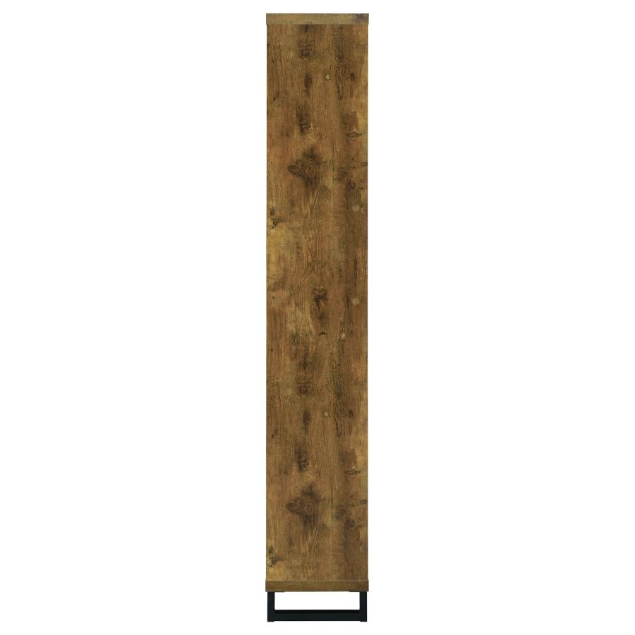 Delwin Rustic Nutmeg Bookcase 801236