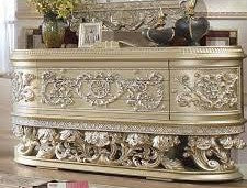Homey Dresser HD-8022 Prosecco Silver Finish with Carving Bradley Home Funishings Homey Dresser HD-8022 Prosecco Silver Finish with Carving Bradley Home Funishings