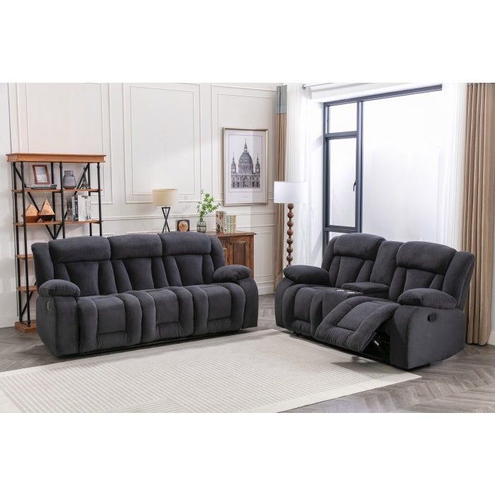 8049 Velvet Dark Gray Sofa