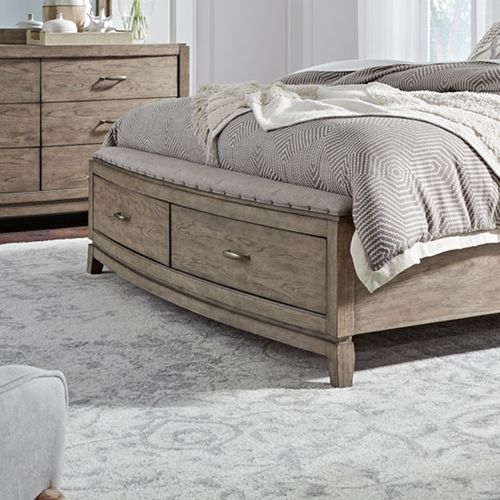 Avalon King Upholstered Storage Bed 805-BR-KUS